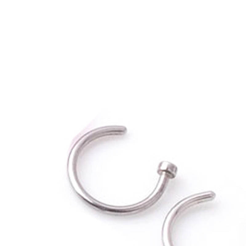 Fashion Creative Titanium Steel C-shaped Nose Ring