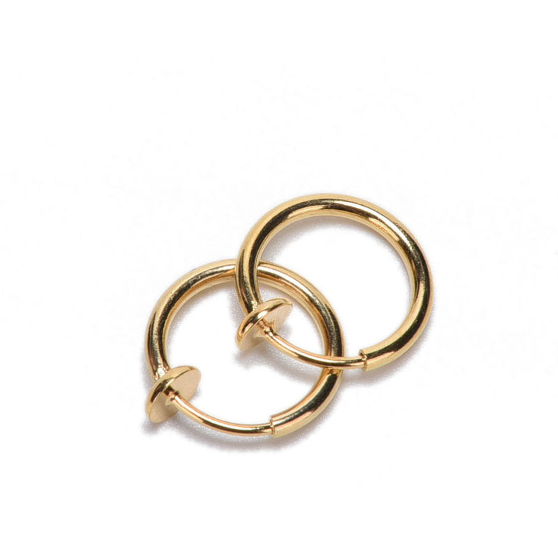 Spring Ear Clip Nose Clip Student Fake Earrings Fake Nose Ring Popular Jewelry