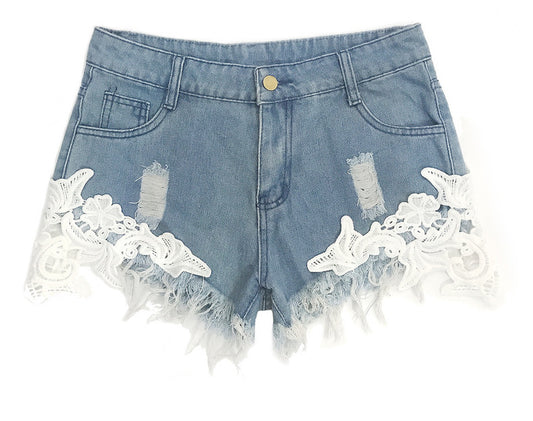 Women's jeans denim shorts hot pants