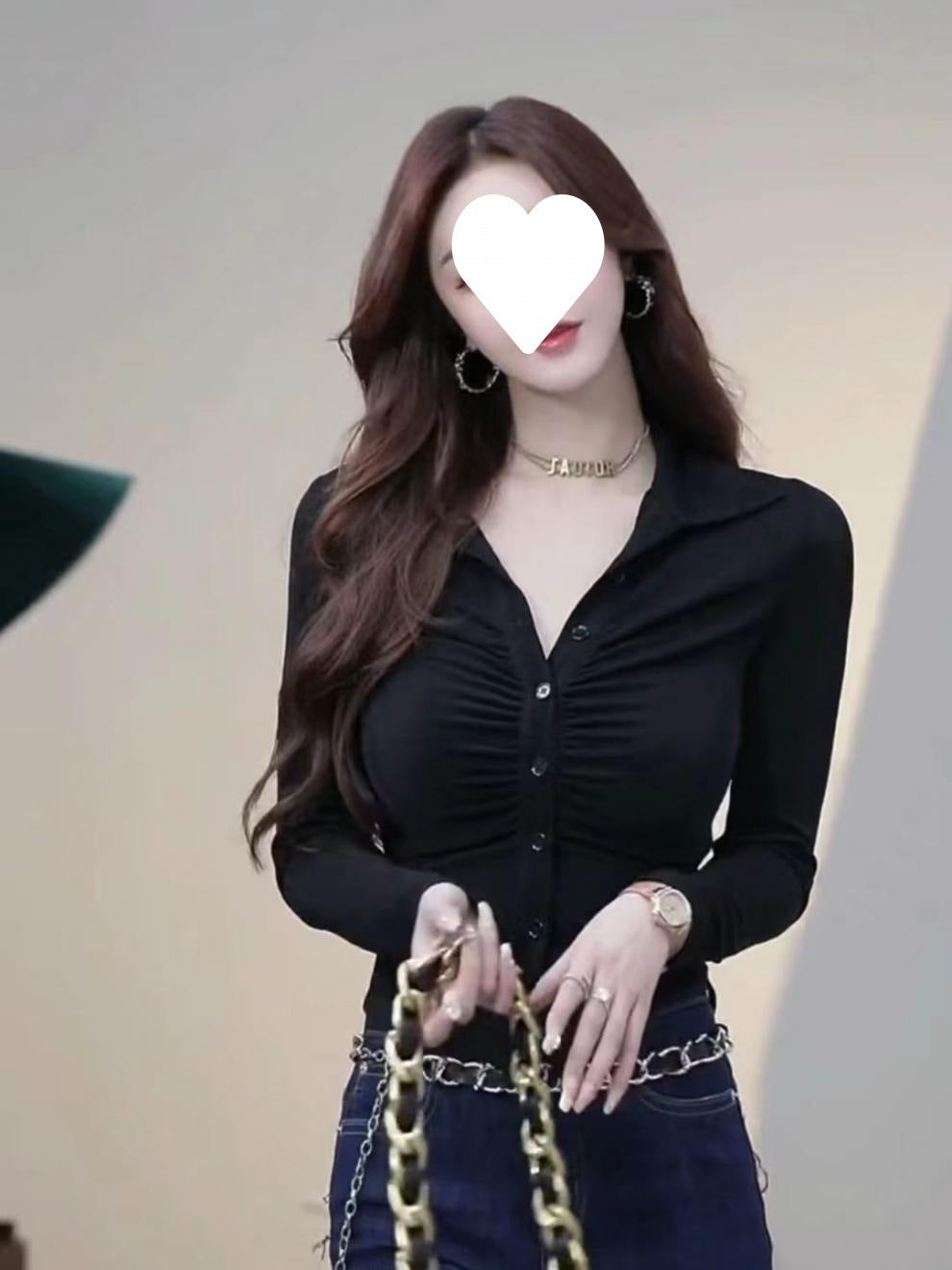 Fall New Long Sleeve Shirt Women