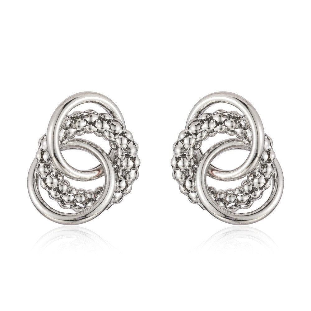 Personalized Heavy Metal High-grade Large Circle Retro Design Earrings