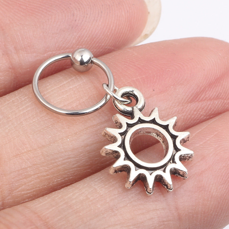 AliExpress EBAY New Sun Small Ear Bone Nails Nose Ring Nose Nail Piercing Jewelry