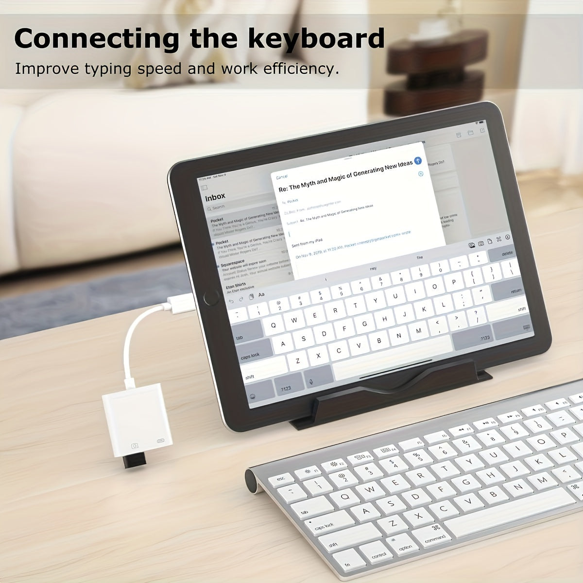 OTG Adapter For iPhone 16 15 14 13 12 Pro Max XR 8 Plus 8 Pin To USB Cable 3.0 Converter For Mouse Keyboard Camera Card Reader