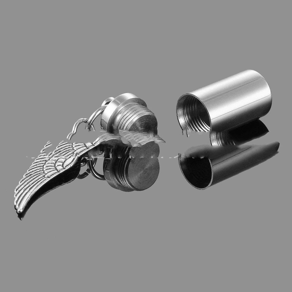 Stainless Steel Small Cylinder Perfume Bottle