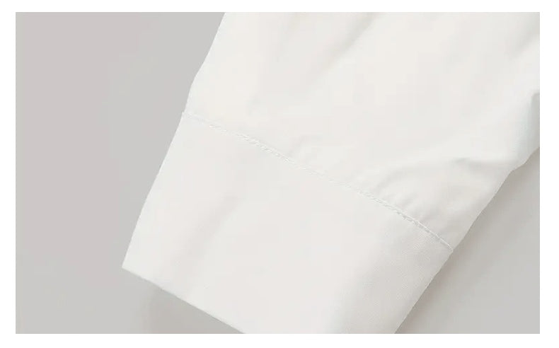 Irregular Lace White Shirt For Women