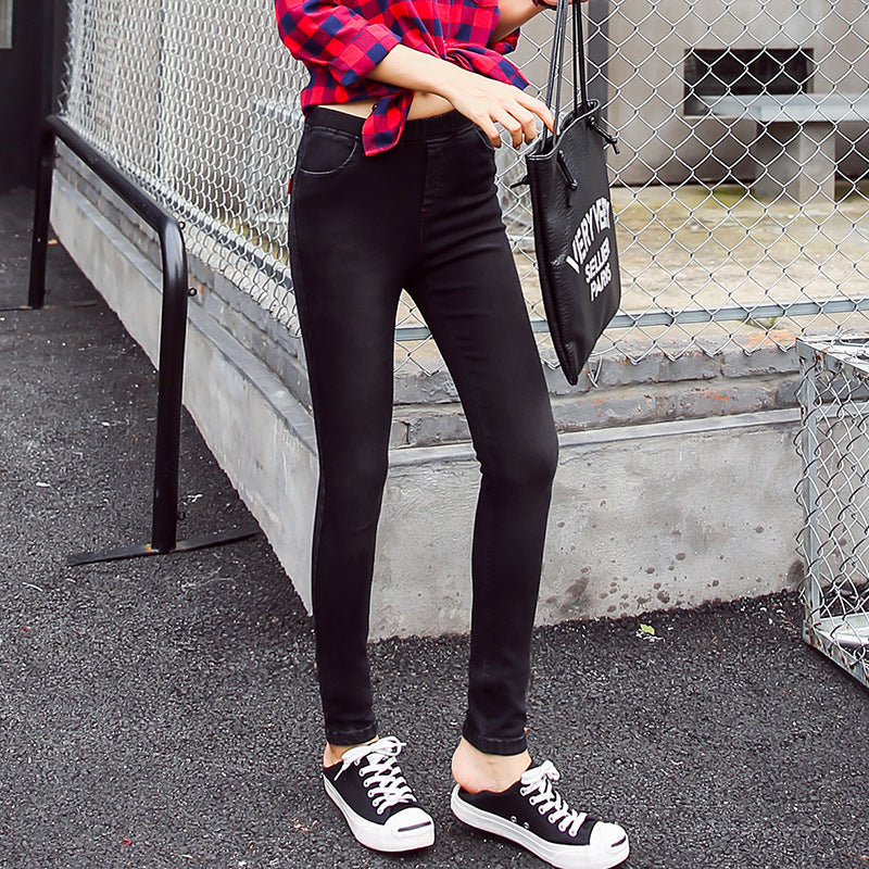 2021 autumn classic washed jeans, small jeans, ladies pants wholesale manufacturers