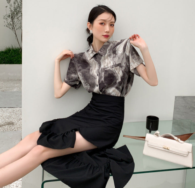 Design Shirt Women Summer New Retro