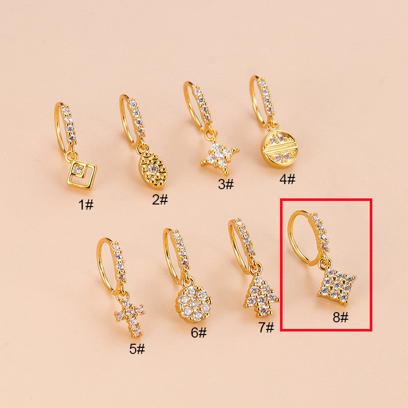 New Style Cross Nose Ring Fashion Piercing Jewelry