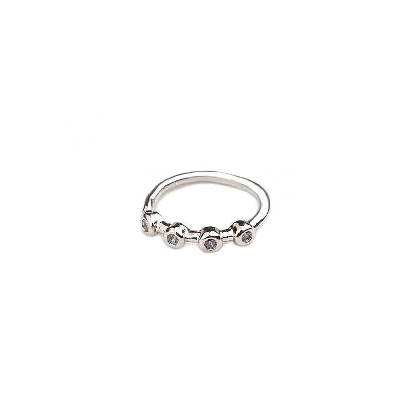 Nose Piercing Body Jewelry Ring Tiny Flower Helix