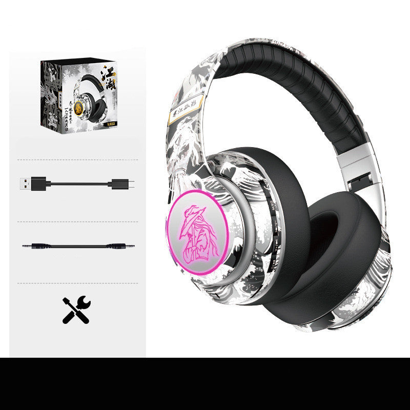 Headworn Bluetooth Earphones With Heavy Bass