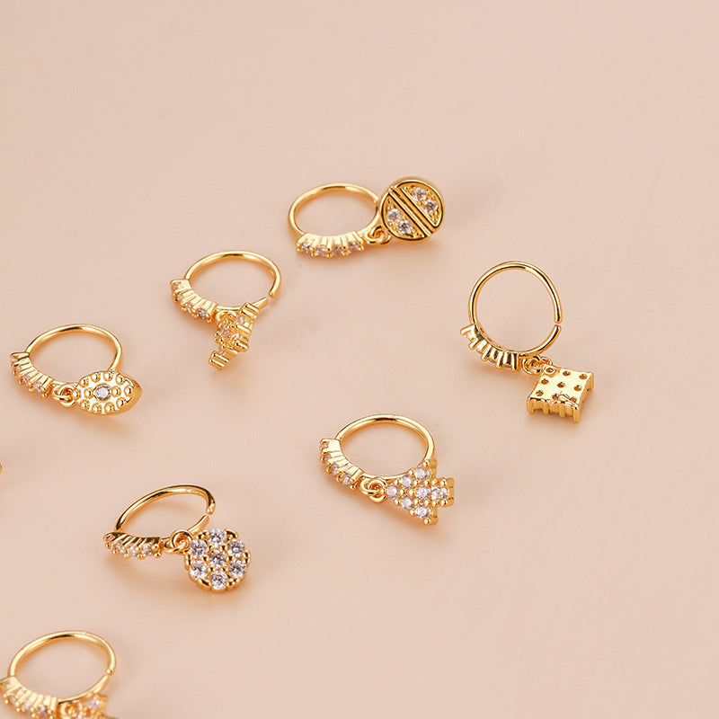 New Style Cross Nose Ring Fashion Piercing Jewelry