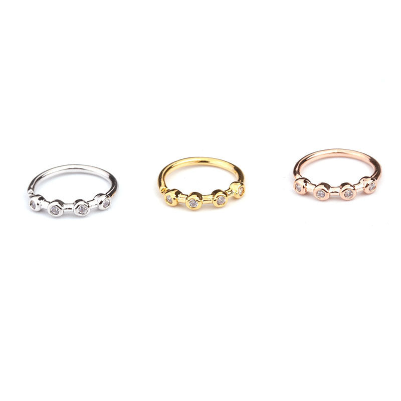 Nose Piercing Body Jewelry Ring Tiny Flower Helix