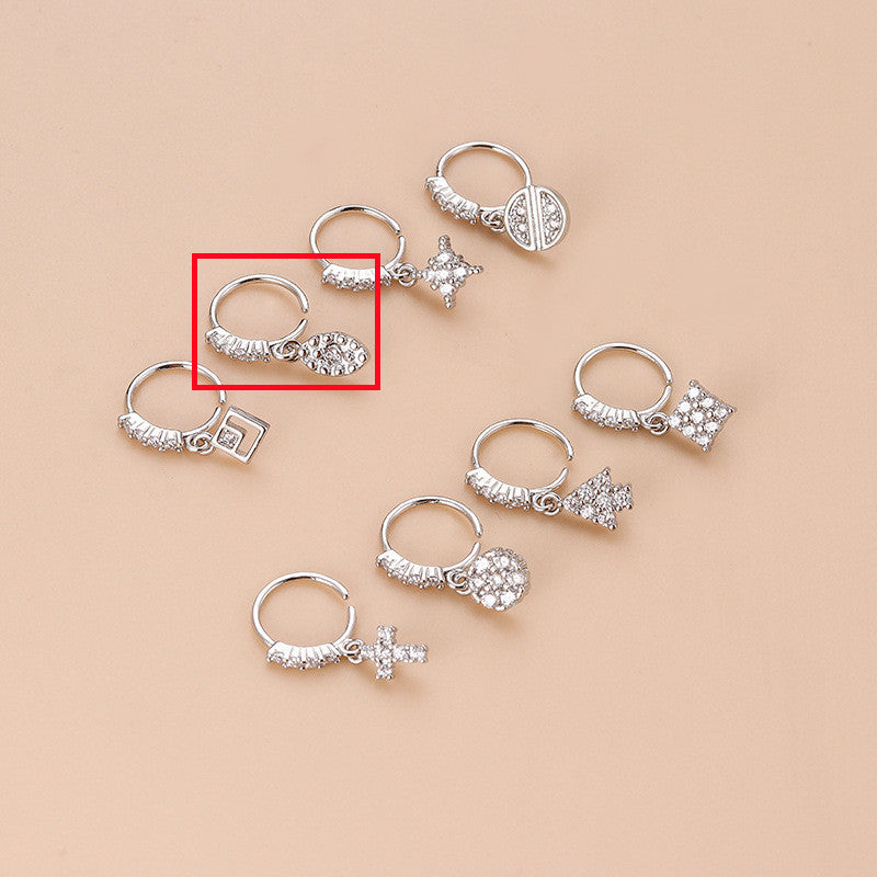 New Style Cross Nose Ring Fashion Piercing Jewelry