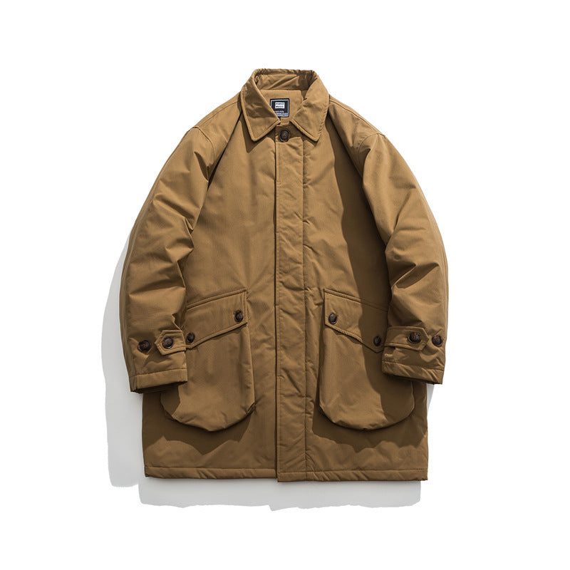 Retro Workwear Cotton-padded Clothes Couple Clothes