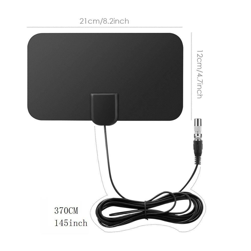 HD Digital TV Antenna Indoor Amplified DAB High Gain 200 Miles With Amplifier Booster VHF/UHF Quick Response Outdoor Aerial Set
