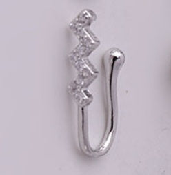 Women's Butterfly Water Drop Fake Perforated Nose Ring