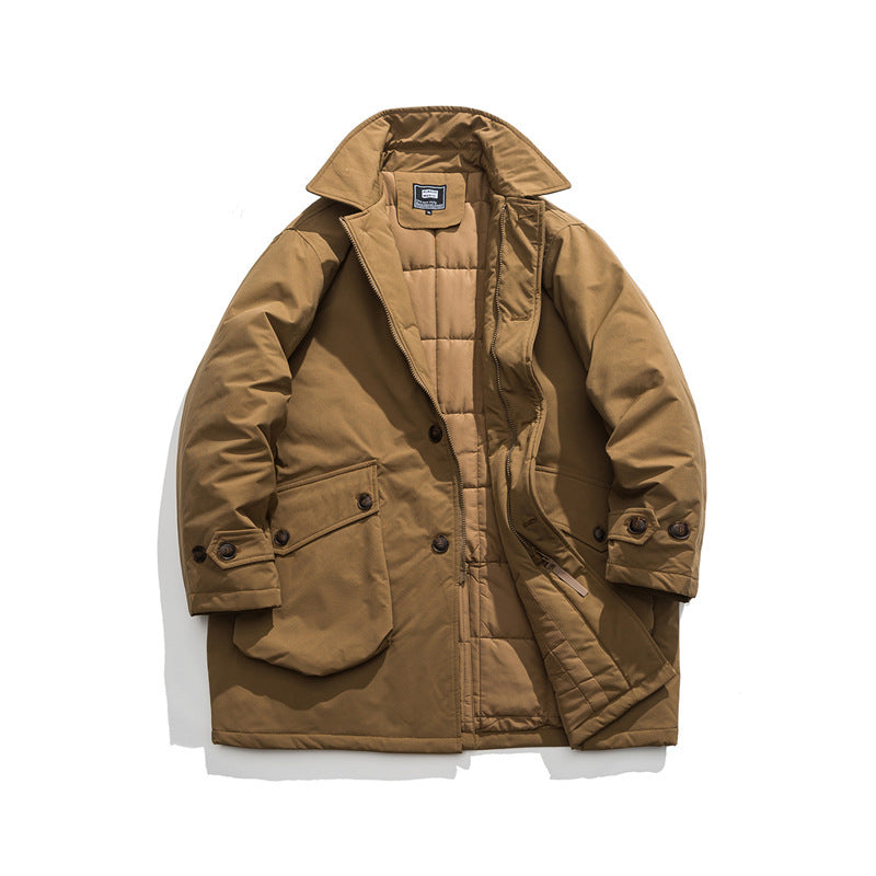 Retro Workwear Cotton-padded Clothes Couple Clothes