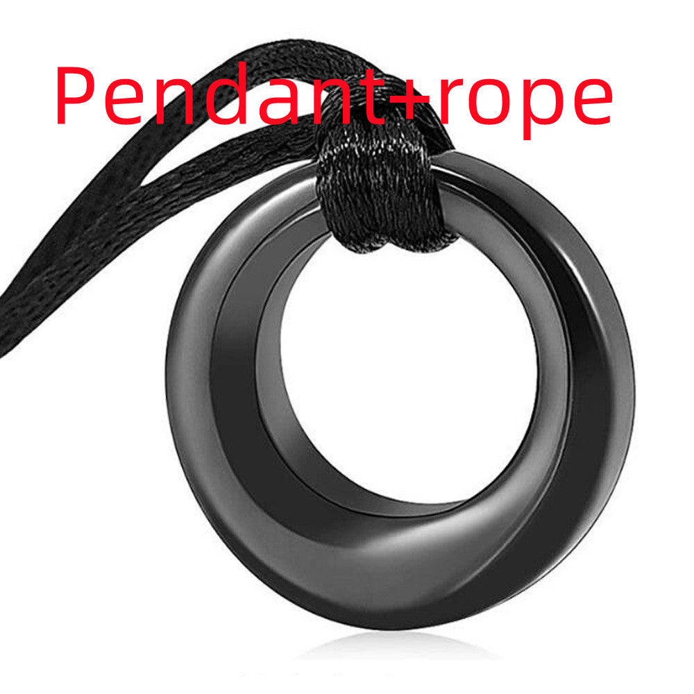 Round Perfume Bottle Pendant