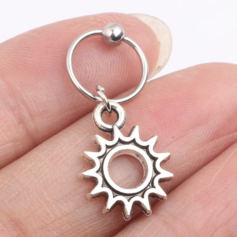 AliExpress EBAY New Sun Small Ear Bone Nails Nose Ring Nose Nail Piercing Jewelry