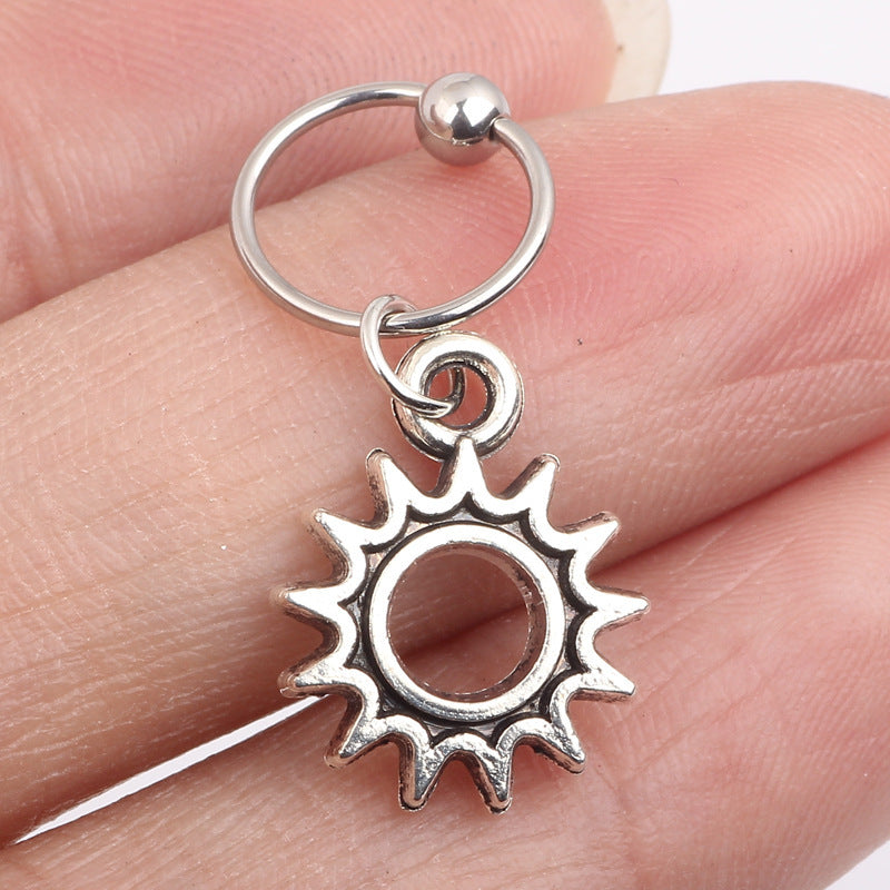 AliExpress EBAY New Sun Small Ear Bone Nails Nose Ring Nose Nail Piercing Jewelry