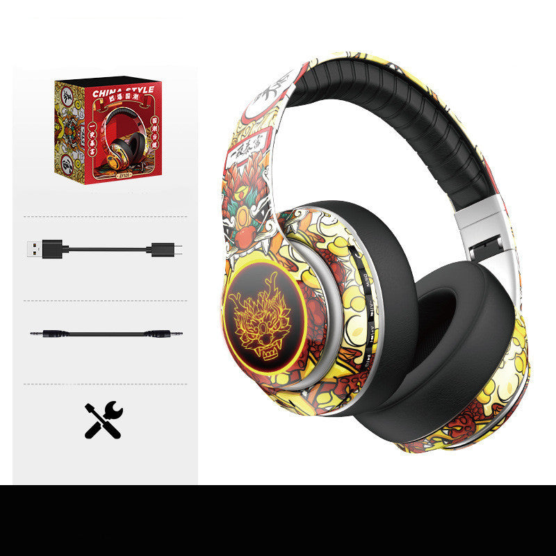 Headworn Bluetooth Earphones With Heavy Bass