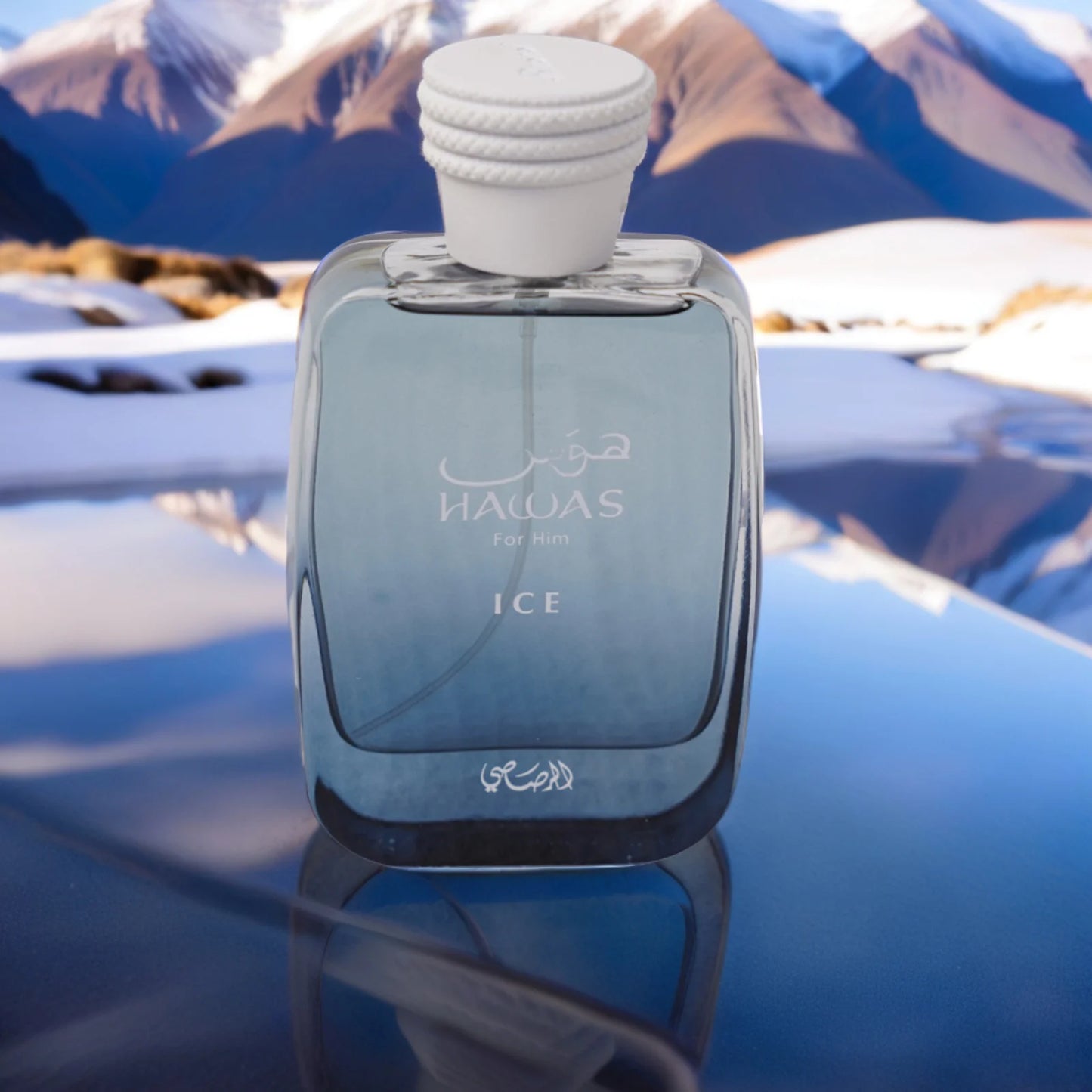 RASASI Hawas Ice Eau De Parfum Spray For Men 3.4 Oz Alcohol-Free Fragrance Ideal Christmas Gifts For Lover Makeup & Perfume