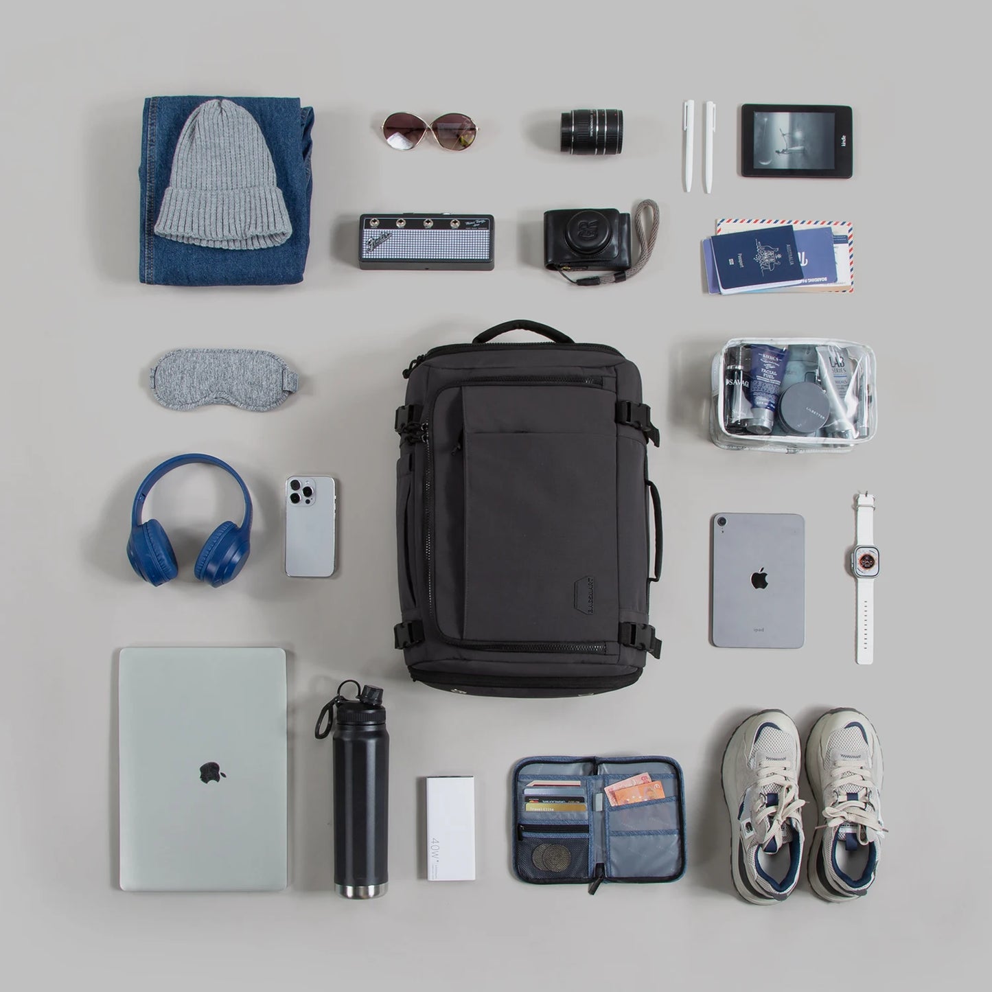 BAGSMART Travel Backpack Large Capacity Vacuum Compression Backpack Women 15.6 in Laptop Bag Waterproof Expand Men's Backpacks