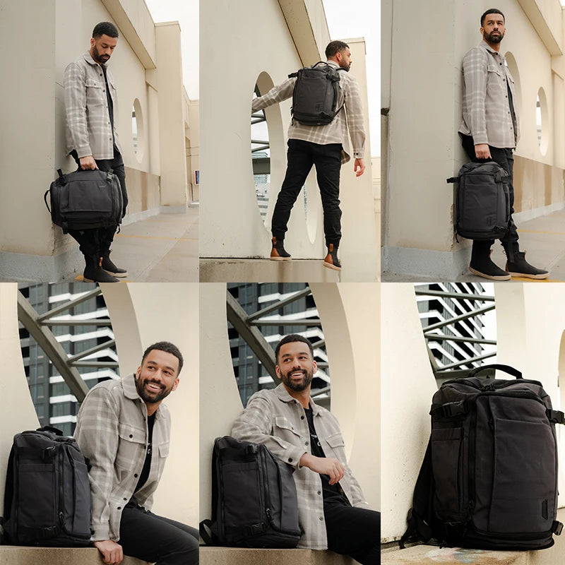 BAGSMART Travel Backpack Large Capacity Vacuum Compression Backpack Women 15.6 in Laptop Bag Waterproof Expand Men's Backpacks