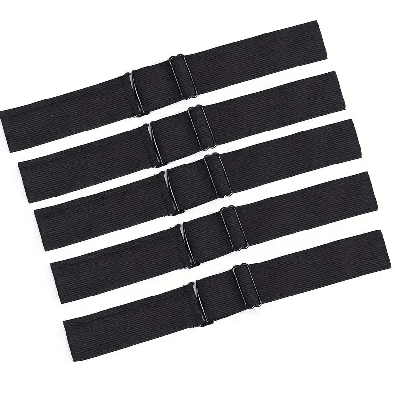 12/10/5/3/2/1 pcs Black Adjustable Elastic Band For Wigs Adjustable Straps For Wigs Making Tools for Making Wig Cap Accessories