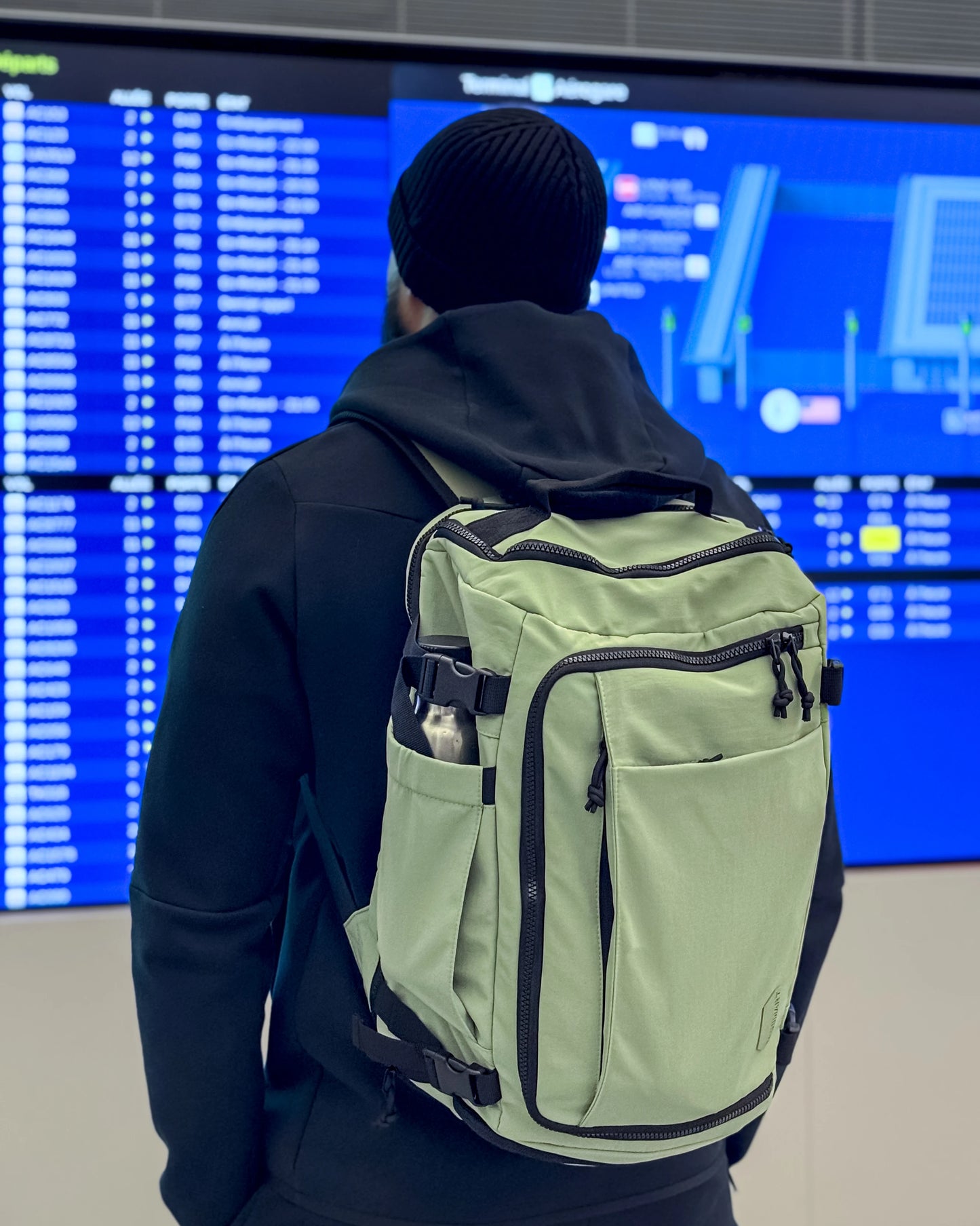 BAGSMART Travel Backpack Large Capacity Vacuum Compression Backpack Women 15.6 in Laptop Bag Waterproof Expand Men's Backpacks