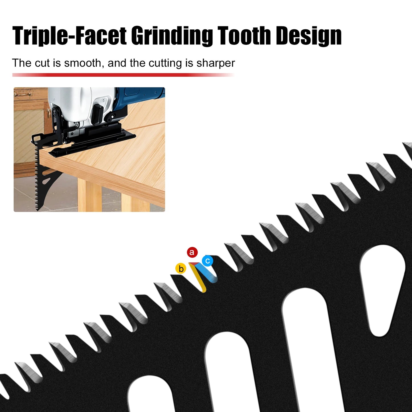 Jigsaw Blade Extra Long Heavy Duty Scroll Saw Blades T-Shank Fine Coarse Teeth for Wood Aluminum Tight Spaces