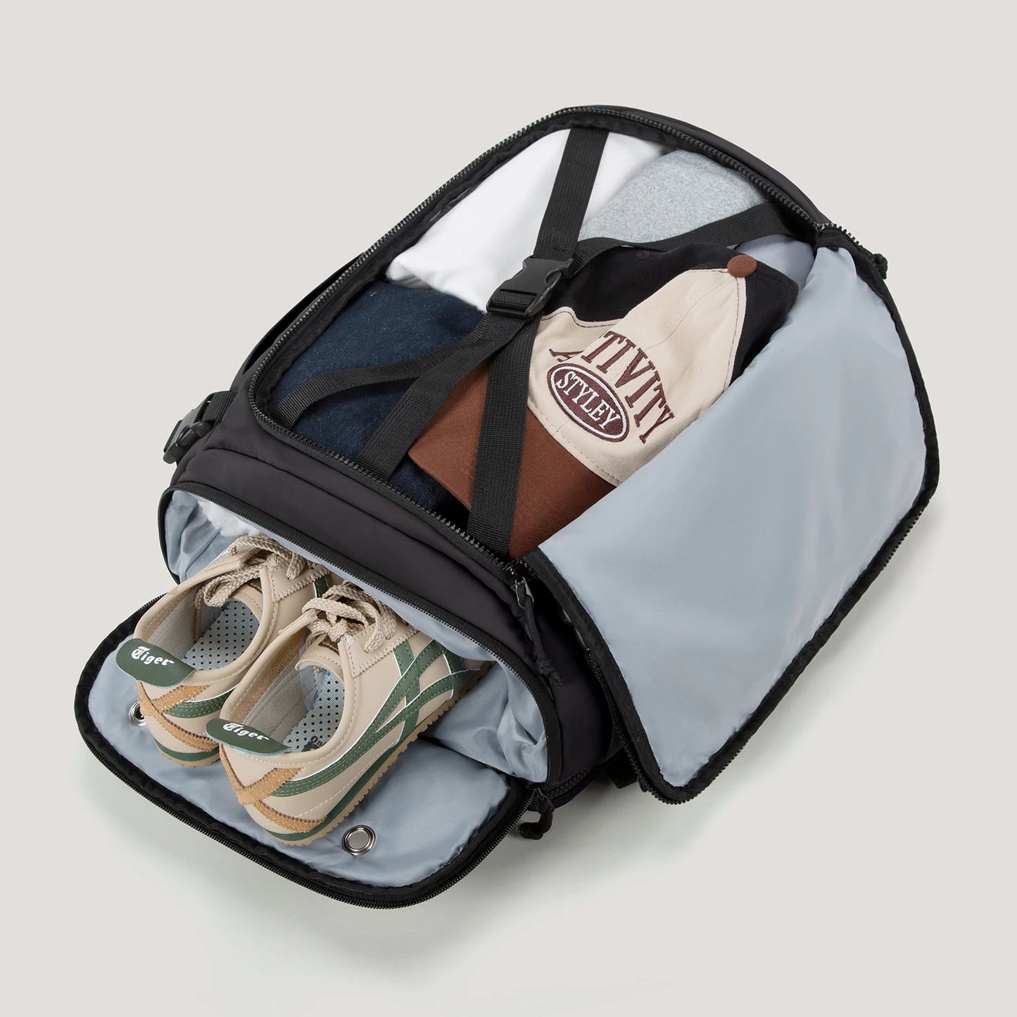 BAGSMART Travel Backpack Large Capacity Vacuum Compression Backpack Women 15.6 in Laptop Bag Waterproof Expand Men's Backpacks