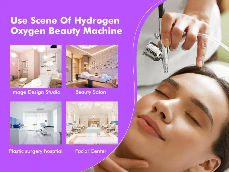 High quality Oxgen Facial Machine Hyperbaric Spray beaut O2derm oxyge Facial Mask Dome Therapy oxyge infusio Facial Machine