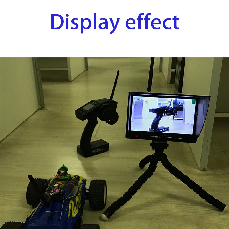 EWRF Easy to use 5.8G FPV Set Video VTX 200/600mw Transmitter TS5823 and mini CMOS 1000TVL Camera with Racing Drone fpv set