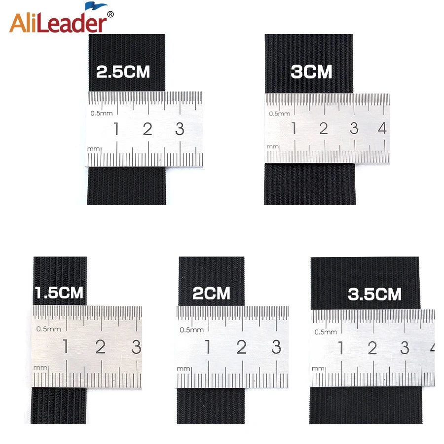 5M/roll Sewing Headband for Wig 5 Sizes Elastic Wig Band for Hold Wig Good Quality DIY Wig Accessories Wig Elastic Band