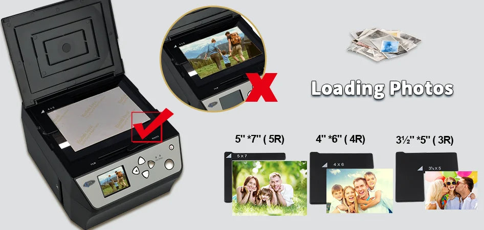 22 Mega Pixels 4 in 1 COMBO and Digital Film Scanner 135 Negative Converter Photo 35mm