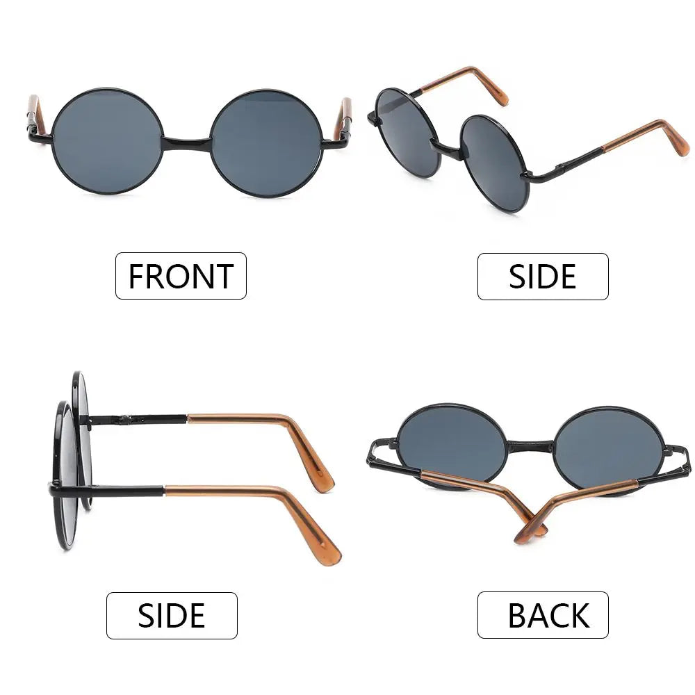 Cute Fit 18inch Baby Doll for 1/6 dolls Changing Clothes Toys Accessories Round Glasses Dolls Glasss Doll Decoration