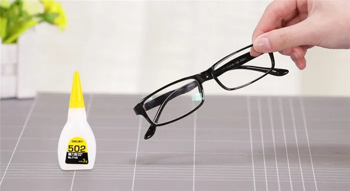 5pcs 15g Deli 502 Adhesive Super Glue Sticks Instant Dry Strong Bond Fast Repair Leather Rubber Metal Wood Glass Toys