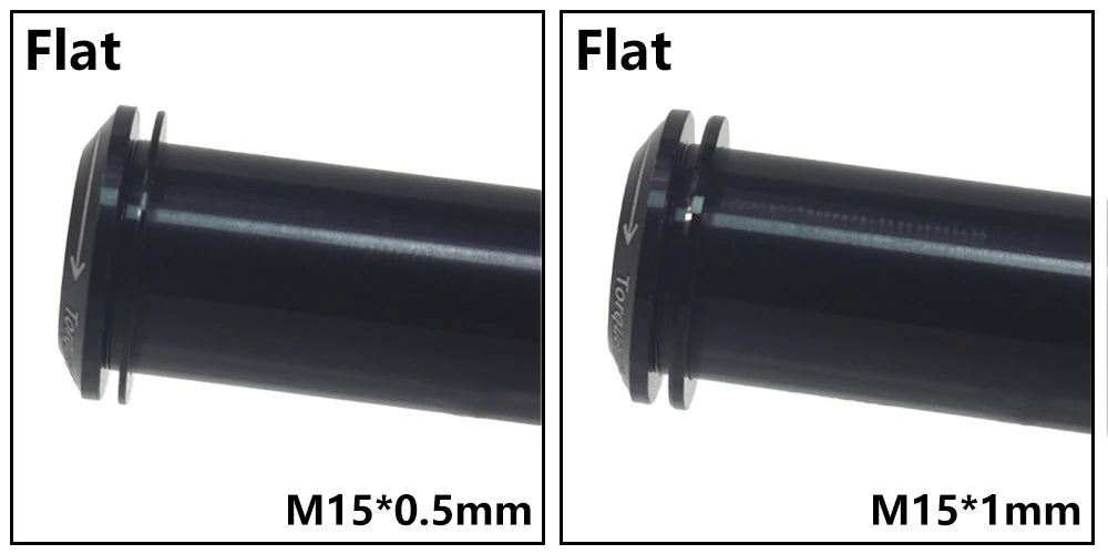 HEPPE MTB Road Bike Thru Axle Washer M12 M15 Axle Spacer Bike Hub Tube Shaft Skewer Spacer 0.5/1/2/3/4/7.5mm Thickness