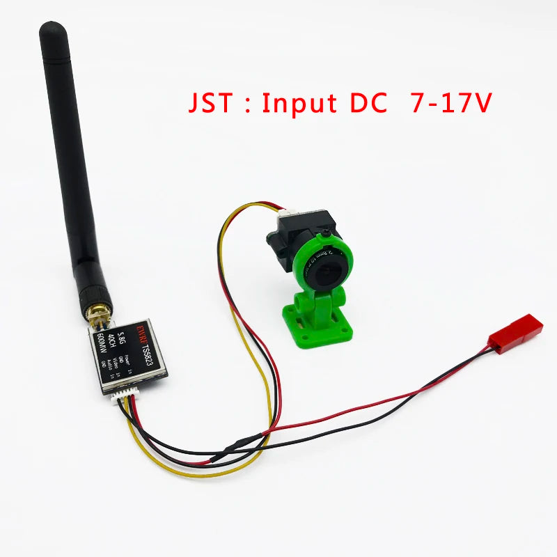 EWRF Easy to use 5.8G FPV Set Video VTX 200/600mw Transmitter TS5823 and mini CMOS 1000TVL Camera with Racing Drone fpv set