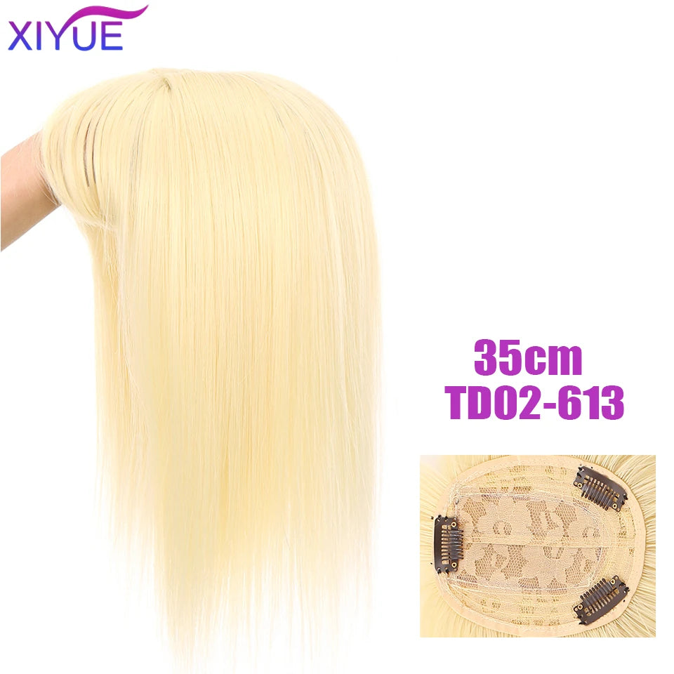 3D Bangs Invisible Seamless Head Hair Water Ripple Hair Air Bangs Head Overhead Natural Invisible Replacement Cover White Hair