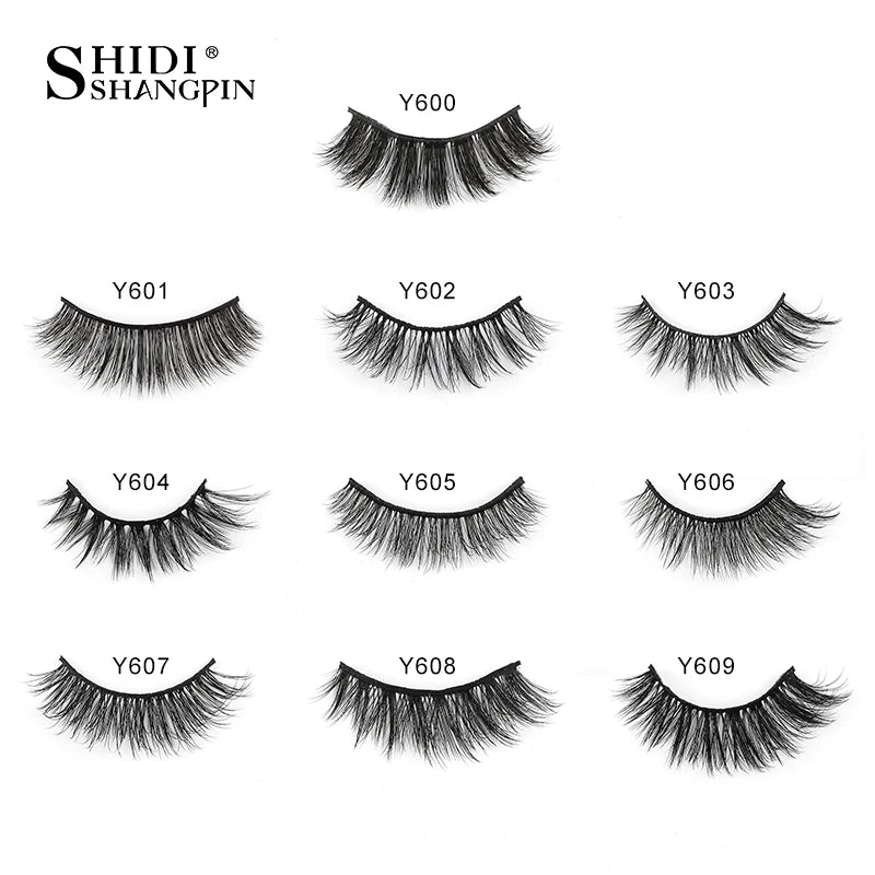 10/5 Pairs 3D Faux Mink Eyelashes Natural Thick Long False Eyelashes Dramatic Fake Lashes Makeup Extension Faux Cils maquiagem