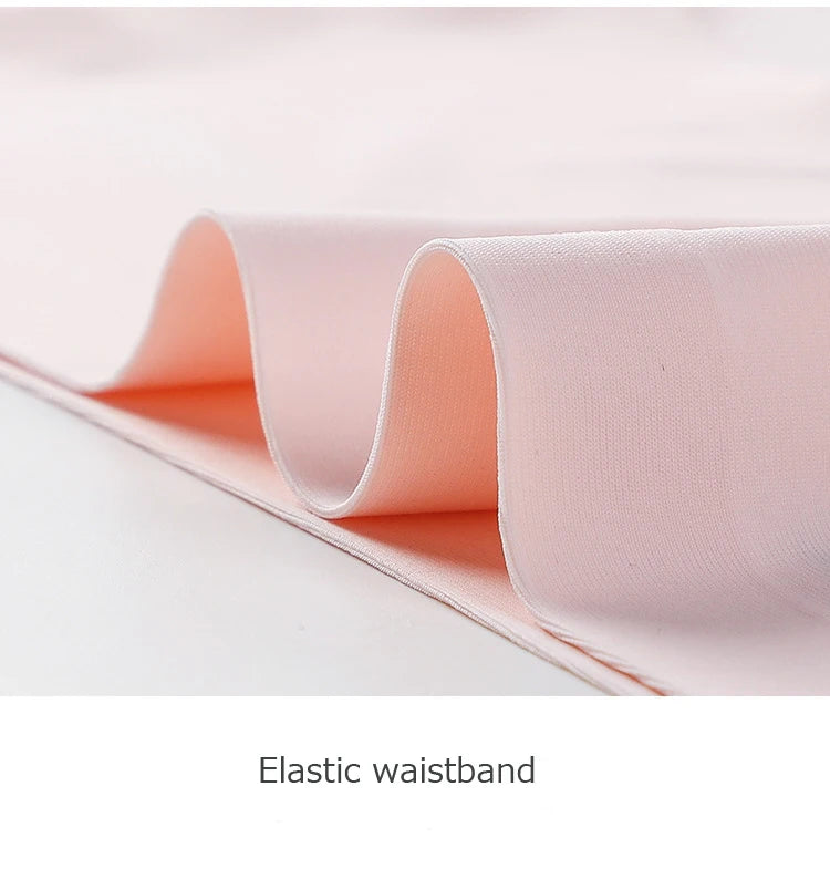 TrowBridge 10PCS/Set Women's Panties Solid Seamless Underwear Plus Size Comfortable Briefs Silk Satin Lingerie Health Underpants