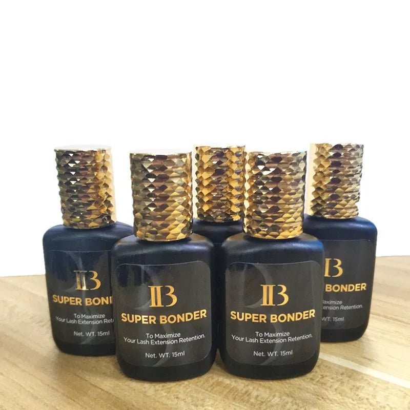 15ml IB SUPER BONDER Fixing Agent For Eyelash Extensions Primer Cure Adhesive Bonding Lashes Grafting Transparent Curing Liquid