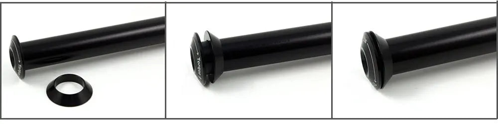 HEPPE MTB Road Bike Thru Axle Washer M12 M15 Axle Spacer Bike Hub Tube Shaft Skewer Spacer 0.5/1/2/3/4/7.5mm Thickness