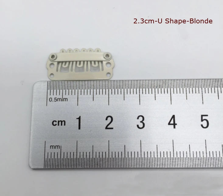 50pcs 2.3cm-3.6cm Black Brown Color Wig Clips Snap Clip For Hair Extension Wig Weft Wig PP Hairpins Large Clips Styling Tools