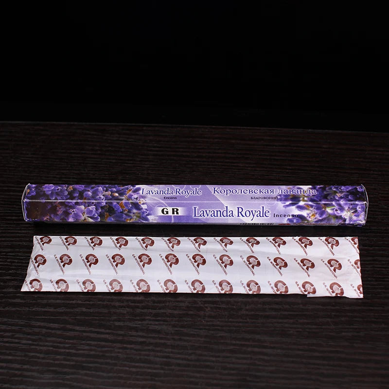 Y 20 Sticks Indian Incense White Sage Meditation Lavender Yoga Sea Breeze Love Incense Purifying Air Deodorization Aromatherapy