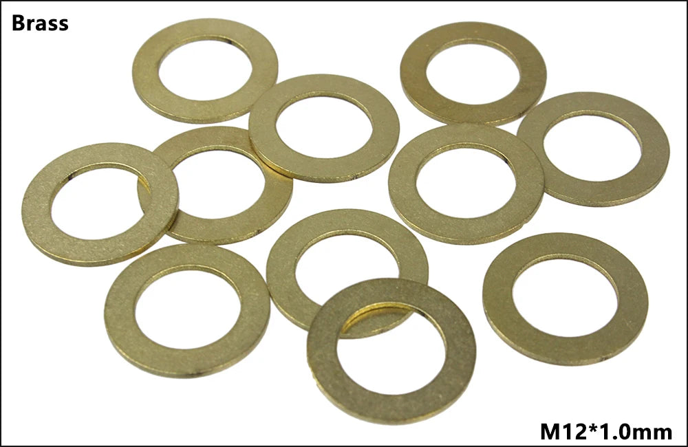 HEPPE MTB Road Bike Thru Axle Washer M12 M15 Axle Spacer Bike Hub Tube Shaft Skewer Spacer 0.5/1/2/3/4/7.5mm Thickness