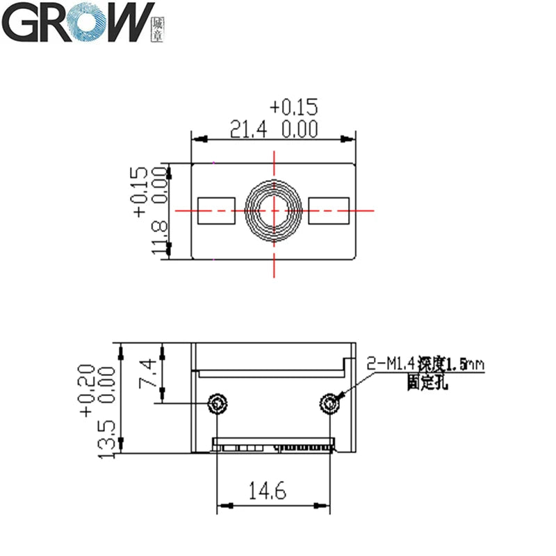 GROW GM65 1D 2D Code Scanner Bar Code Reader QR Code Reader Module