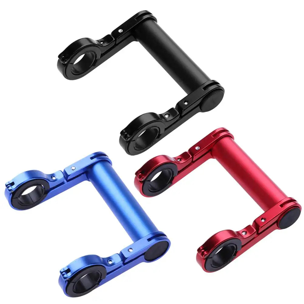 10CM Bicycle Light Holder Handlebar Extender Clamp 31.8MM Cycling Bike Frame Double Extension Mount Holder for Bike Light